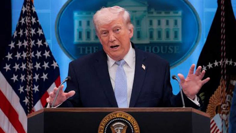 World News | Trump Briefed on All-out War Options Against Iran but Sticks with Talks: Report