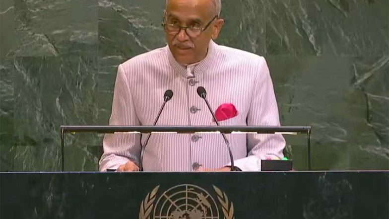 World News | India Demands Political Will for CCIT Adoption at UN, Blasts Global 'double Standards' on Terror