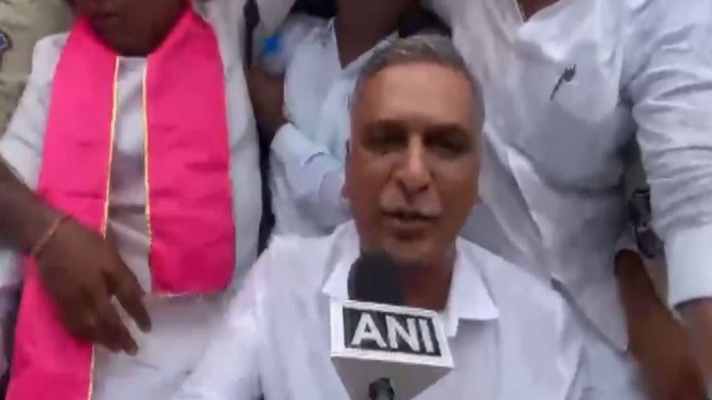 India News | Harish Rao Alleges Rs 2,000 Crore Tender Scam After BRS Leaders Taken into Preventive Custody