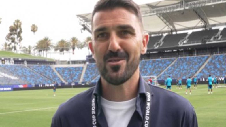Sports News | FIFA World Cup 2026: Spain Legend, Top Goal-scorer David Villa Attends Team's Training Session with Son