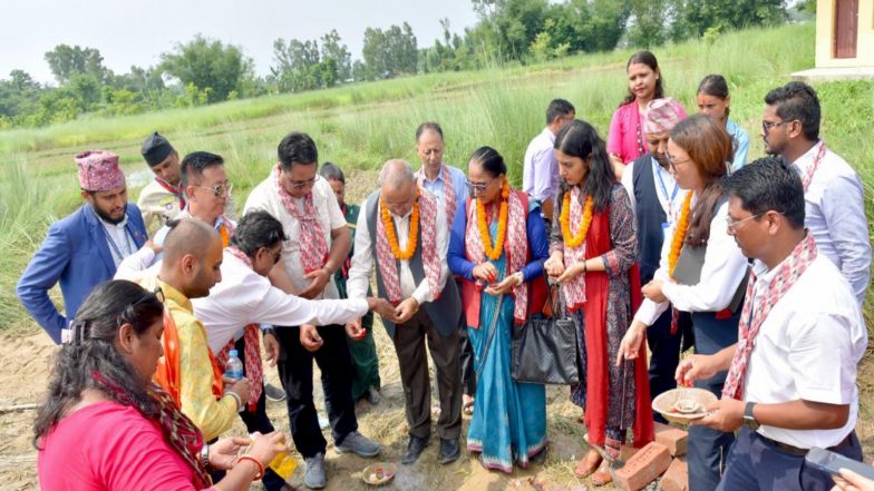World News | Foundation Stone Laid for School Building in Eastern Nepal Under India's HICDP Assistance