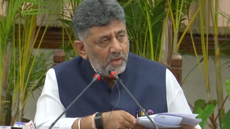 India News | Don't Come Under Pressure to Sow Crops Relying Solely on Reservoir Water: DK Shivakumar's Appeal to Farmers Amid Karnataka Water Crisis