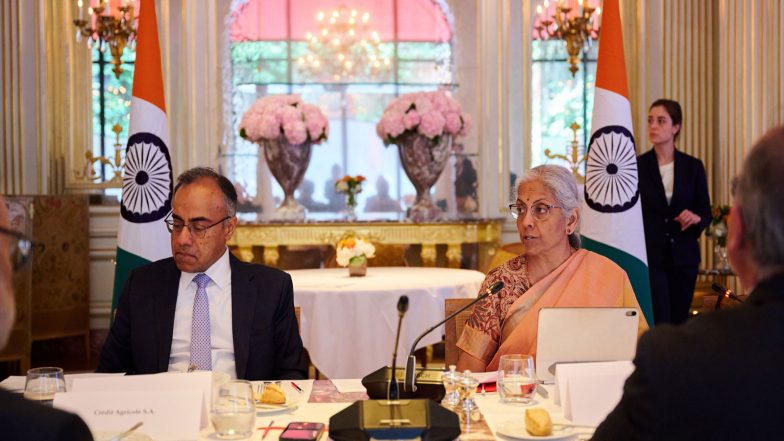 World News | Finance Minister Sitharaman Invites French Businesses to Partner in India's 'Viksit Bharat 2047' Journey