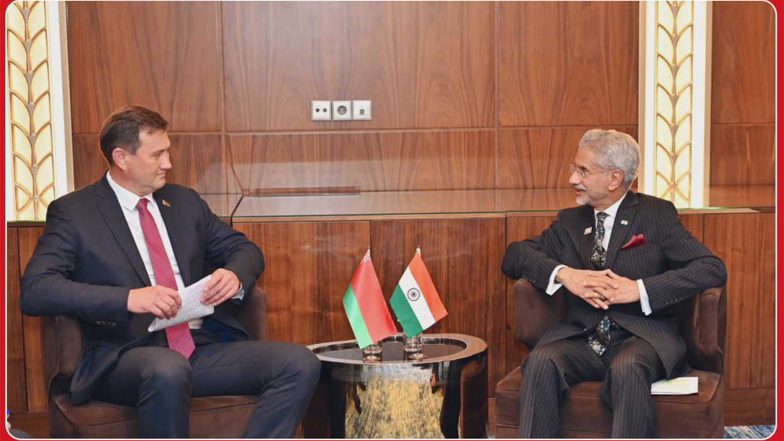 World News | EAM Jaishankar Extends Independence Day Greetings to Goverment, People of Belarus