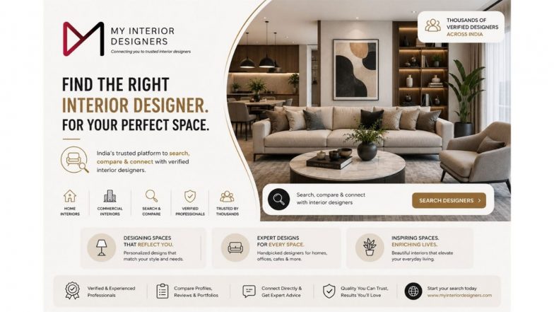 Business News | My Interior Designers Elevates Hyderabad's Interior Search Experience