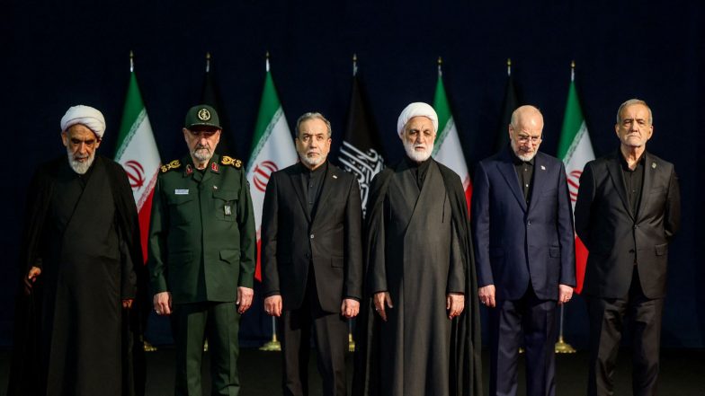 World News | Iranian Top Brass Comes Together to Pay Last Tributes to Ayatollah Ali Khamenei