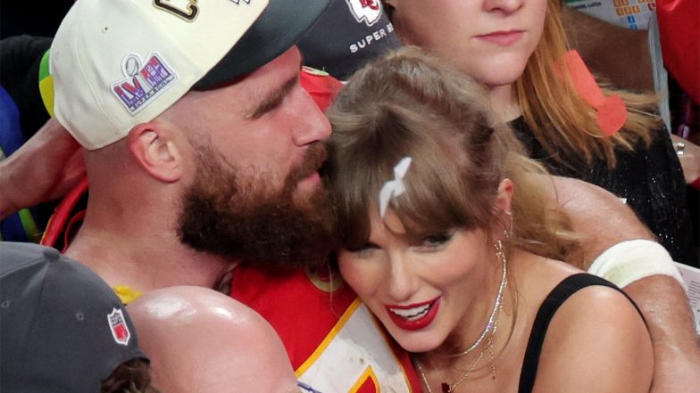 Entertainment News | 'JusT&T Married': Taylor Swift, Travis Kelce Share Wedding News on Giant Screens Outside MSG