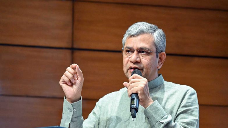 India News | Mumbai-Ahmedabad Bullet Train Project 80 Per Cent Complete, First Section to Open in 2027: Ashwini Vaishnaw