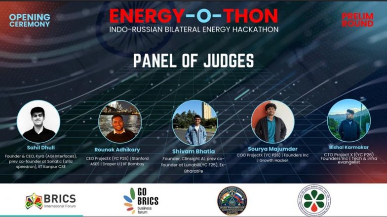 Business News | World's First BRICS Nations Hackathon Sets 17,000 Young Innovators on India and Russia's Energy Challenges