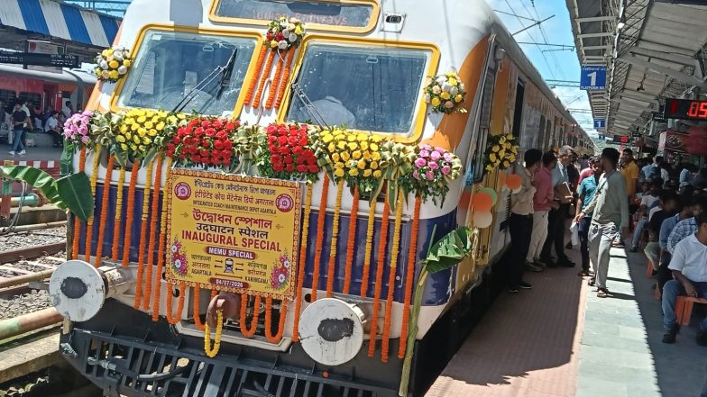 India News | Tripura CM Manik Saha Flags off Agartala-Karimganj MEMU Train Service