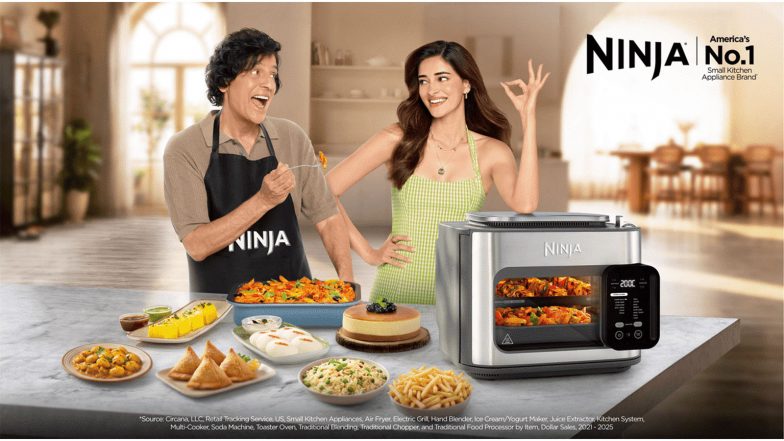 Business News | SharkNinja Launches Their First Campaign in India with Ananya Panday and Chunky Panday