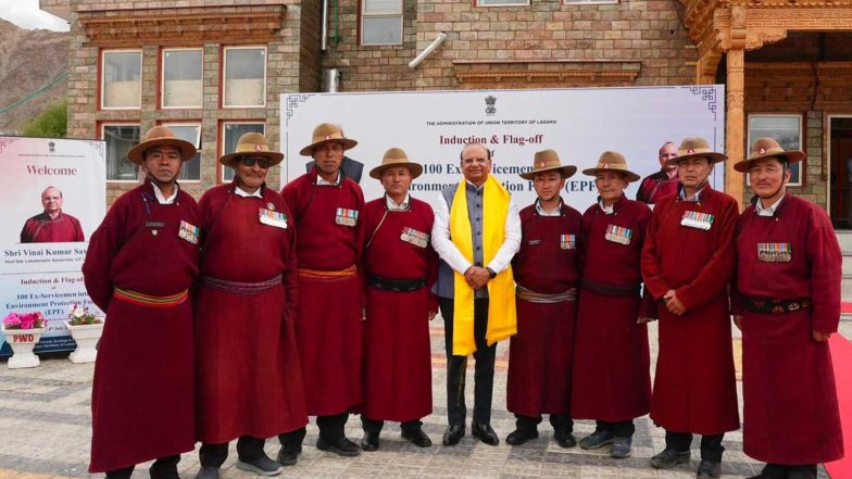 India News | Ladakh: 100 Ex-servicemen Deployed in Environment Protection Force to Safeguard Ecology
