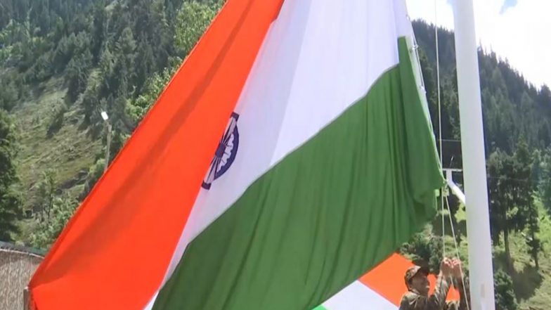 India News | J-K: Chinar Corps Dedicates High-Mast National Flag at Chandanwari to Nation