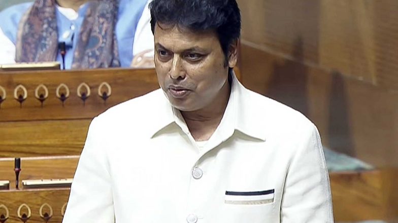 India News | Tripura MP Thanks PM for Sanction of ₹96.73 Crore for 56 Rural Road Projects Under PMGSY-IV