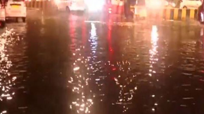 India News | Mumbai: Waterlogging Witnessed at Lokmanya Tilak Terminus Due to Heavy Rainfall