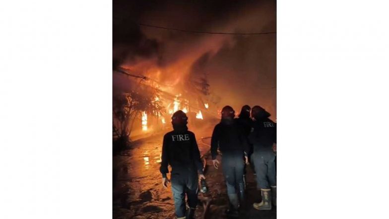 India News | Fire Breaks out at Factory in South Delhi's Chandan Hola Area