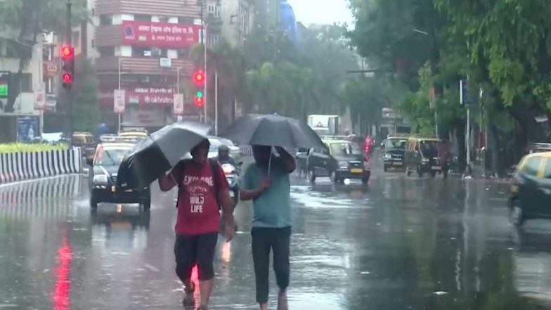 India News | IMD Issues Red Alert for Mumbai, Raigad over Next Three Hours Amid Heavy Rainfall
