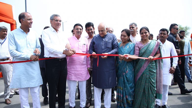 India News | Gujarat CM Patel Inaugurates Rs 175 Cr Cable-stayed Flyover on Gandhinagar-Ahmedabad Road