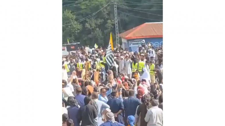 World News | Massive Anti-Pakistan Protests Begin in PoJK Following Brutal Crackdown, Arrest of 600 Civil Rights Activists