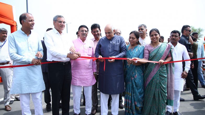 India News | CM Bhupendra Patel Inaugurates New Cable-stayed Flyover Bridge on Gandhinagar-Airport Road