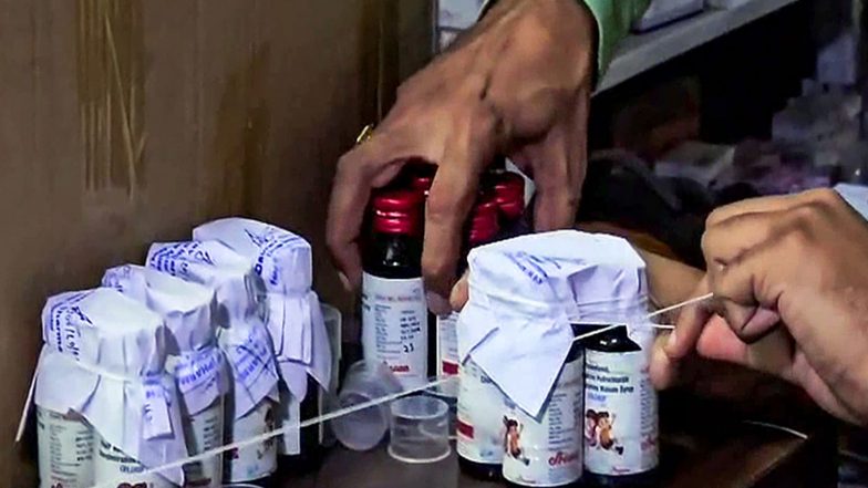India News | DRI Seizes over 1 Lakh Codeine-based Cough Syrup Bottles in Two Separate Ops in Tripura, Bengal; One Person Held