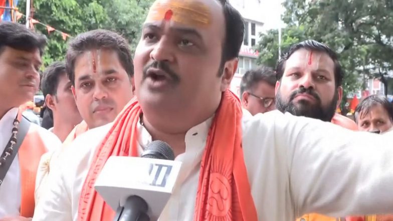 India News | Shiv Sena (UBT) Stages 'Ram Raksha' Protest in Mumbai over Ram Temple Donation Embezzlement