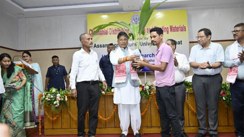 India News | Assam Minister Launches Distribution of 1 Lakh Saplings, Pulse Seeds