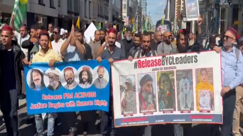 World News | Anti-Pakistan Protest by Kashmiris Draws Thousands in London