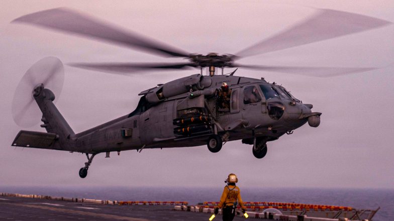 World News | US Navy Suspends Search for Missing Sailor in MH-60S Helicopter Incident