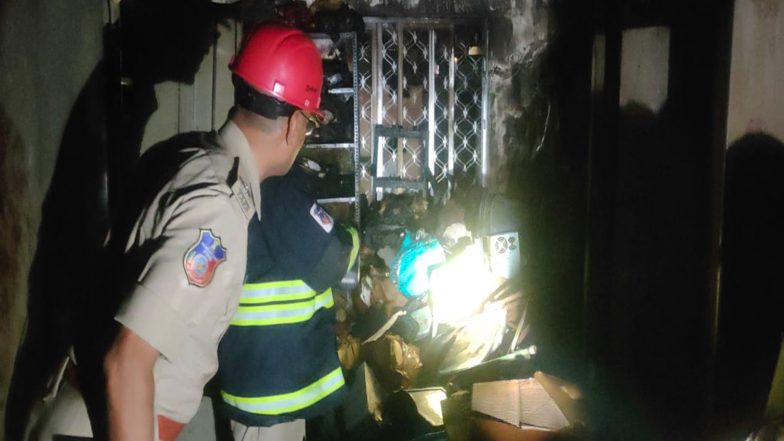 India News | Fire Breaks out at Nampally Criminal Court in Hyderabad; Probe Underway