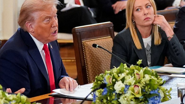 World News | Trump Calls for 'restraining Order' for Italy PM Amid Feud