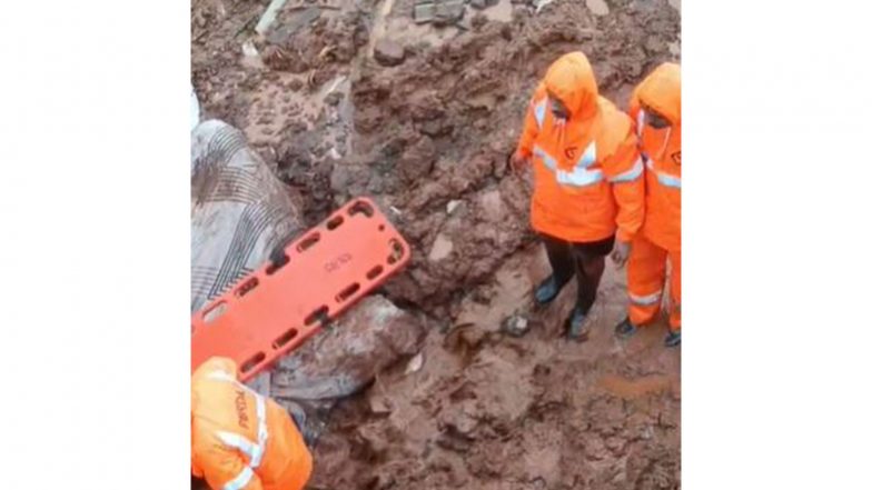 India News | Pune: One Dead in Maval Tensil Landslide, 2 More Feared Trapped