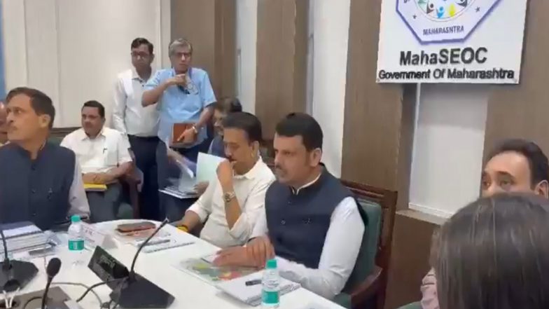 India News | Mumbai: Red Alert Sounded as Heavy Rain Kills 7; CM Fadnavis Says Landslide-prone Areas Evacuated