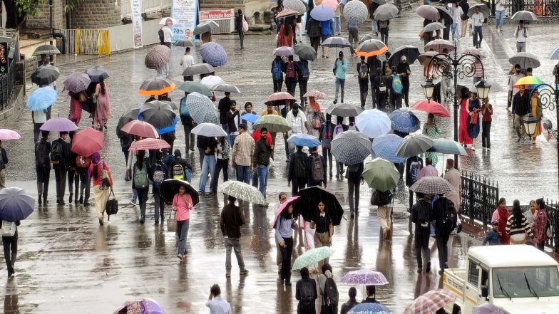 India News | IMD Issues Orange Alert for Five Himachal Districts, Warns of Heavy Rainfall over Next 2-3 Days