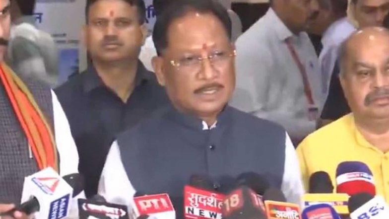 India News | Chhattisgarh CM Lays Foundation Stone for Development Projects Worth over Rs 103 Cr in Raipur