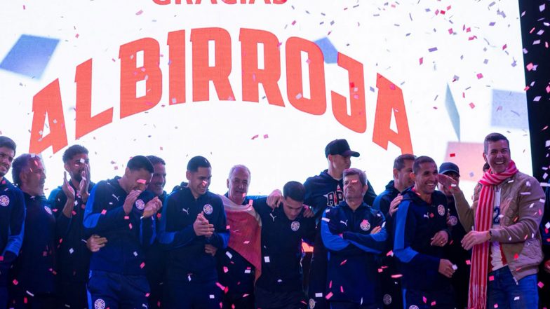 Sports News | FIFA World Cup 2026: Paraguay President Welcomes Team After World Cup Exit, Hails Their Grit and Courage