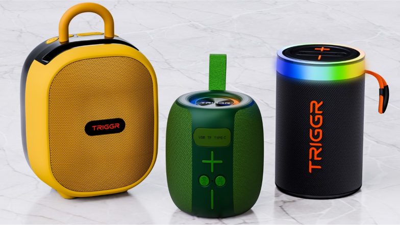 Business News | TRIGGR Expands Its Portable Audio Lineup with the Launch of Roar 8 and Roar 10 Bluetooth Speakers
