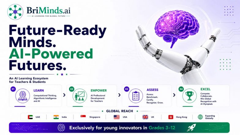 Business News | BriMinds.ai Launches Globally to Build the Next Generation of AI-Ready Teachers and Students