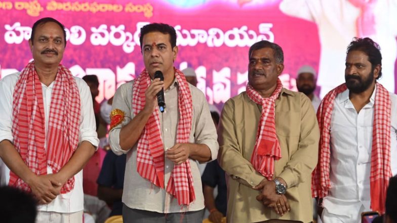 India News | Telangana: KTR Alleges Congress Government Targeting Farmers, Hamali Workers; Slams CM Revanth Reddy