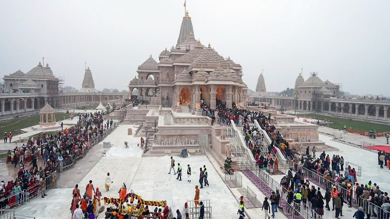 India News | Ram Mandir Trust Accepts Resignations of Champat Rai, Anil Mishra; Appoints Krishna Mohan as Interim General Secretary