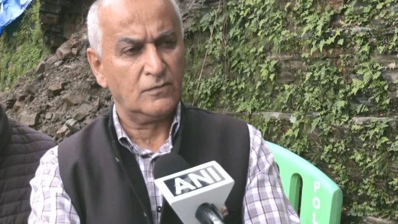India News | Collapsed Retaining Wall Near Shimla's Historic Christ Church to Be Rebuilt Within Three Days: Shimla Mayor