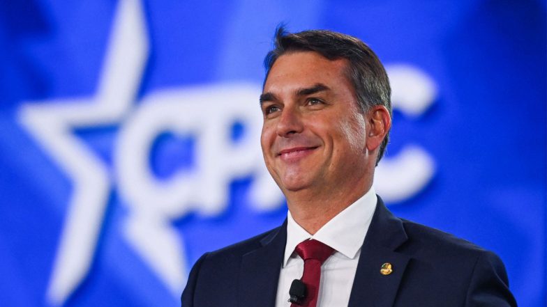World News | Flavio Bolsonaro Urges Trump to Delay Proposed Tariffs on Brazil Until After October Polls