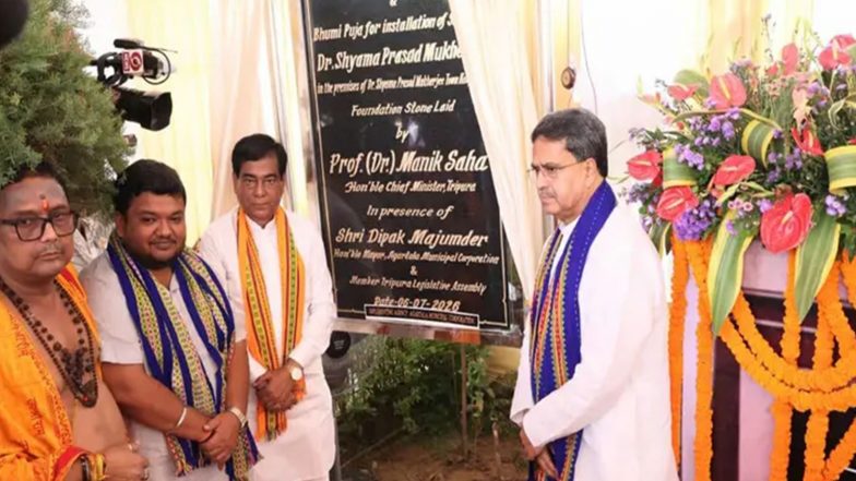 India News | Syama Prasad Mookerjee's Legacy Will Strengthen National Unity, Integrity: Tripura CM Saha