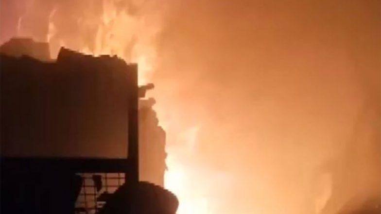 India News | UP: Massive Fire Breaks out at Private Company in Noida, No Casualties