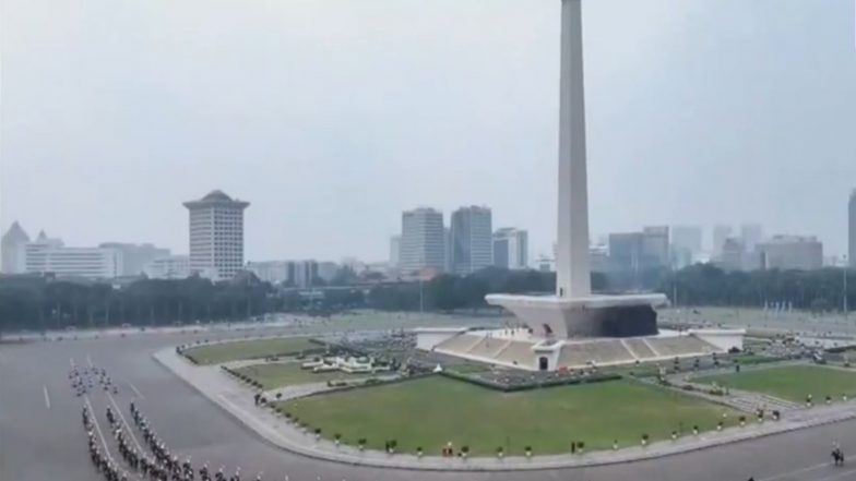 World News | PM Narendra Modi Receives Grand Ceremonial Welcome in Jakarta