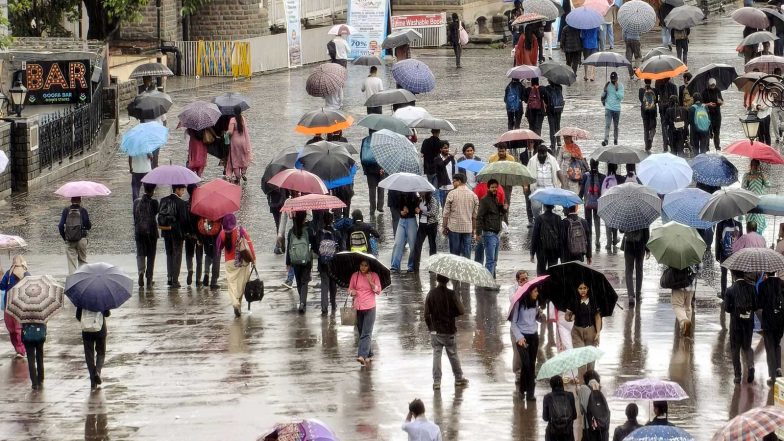 India News | IMD Warns of Heavy to Very Heavy Rain in Four Himachal Districts, Issues Public Advisory