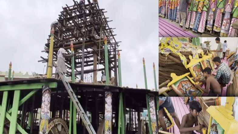 Entertainment News | Chariot Work Enters Final Phase for Odisha's Second-largest Rath Yatra in Baripada