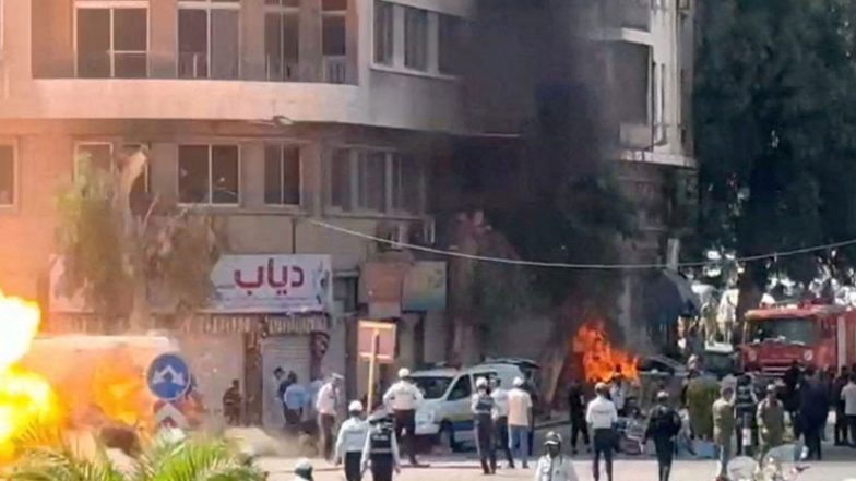 World News | Explosions Heard Near Syrian Hotel Where French PM Was to Stay