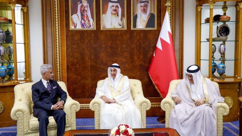World News | Jaishankar Reaffirms India's Commitment to Deepening Ties with Bahrain, Thanks Leadership for Ensuring Wellbeing of Indian Community