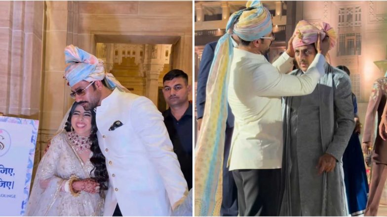 Entertainment News | Vicky Kaushal Welcomes Baraatis at Shailesh Lodha's Daughter Swara's Wedding; Videos Go Viral